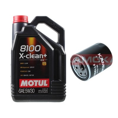 KAMOKA Ölfilter Motul 8100 X-clean+ 5W30 5L für Subaru Forester 2.0 AWD Toyota