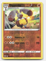 Diggersby 096/189 Darkness Ablaze Reverse Holo Rare