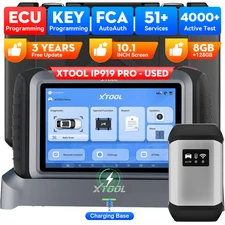 XTOOL USED IP919 PRO Key Programming OBD2 Scanner Diagnostic Tool FCA AutoAuth