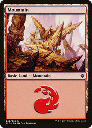 Mountain (262) Throne of Eldraine ELD Magic MTG