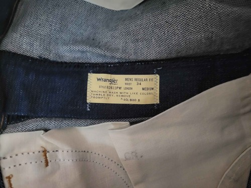 Vtg Wrangler Deadstock Boot Cut IDEAL Zip USA MADE Denim Jeans 32x32 NEW - Picture 5 of 10