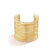 Wide Wire Cuff Chunky Bracelets for Women Bohemian Open Cuff Bangles Adjustable