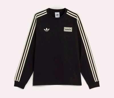 2xl adidas X Oasis Originals Men Tour 3-Stripes Long Sleeve T-shirt  KT3428   