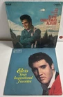 Lot 2 Elvis LPs Songs Of Inspiration & Christmas Album Rec A