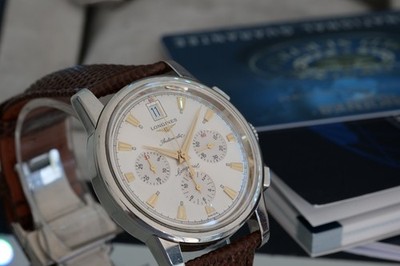 Longines Heritage Conquest Chronograph L1.641.4 Automatik 38mm Box & Papiere