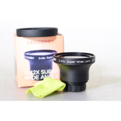 Lensbaby Super Wide Angle 0,42x AWA42 Vorsatz - Weitwinkelvorsatz für Objektive