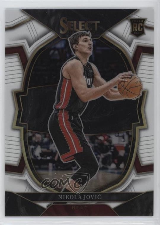 2022 Panini Select Concourse White Prizm 11/149 Nikola Jovic #91 Rookie RC 3hd