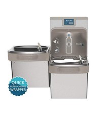 ELKAY Drinking Fountain Bottle Filler Refrigerated 39AM88 LZSTL8WSSP 📦 Blemish