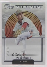 2023 Panini Three and Two On The Horizon 101/150 Jacob Miller #OTH-JM 0c6