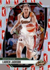 2024 Panini Prizm WNBA #108 Lauren Jackson WNBA Logo Prizms