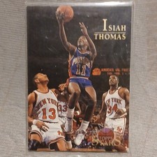 1996 Topps Stars Isiah Thomas #144 Detroit Pistons NBA Basketball Card