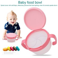 Baby Food Bowl Spill Proof Dual Handle Candy Container Trending