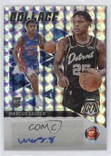2023-24 Panini Mosaic Collage Auto Mosaic Marcus Sasser #CM-SAS Auto 6o3