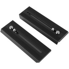 2pcs Quick Release Plate Tripod Mounting for Camera Mount with black