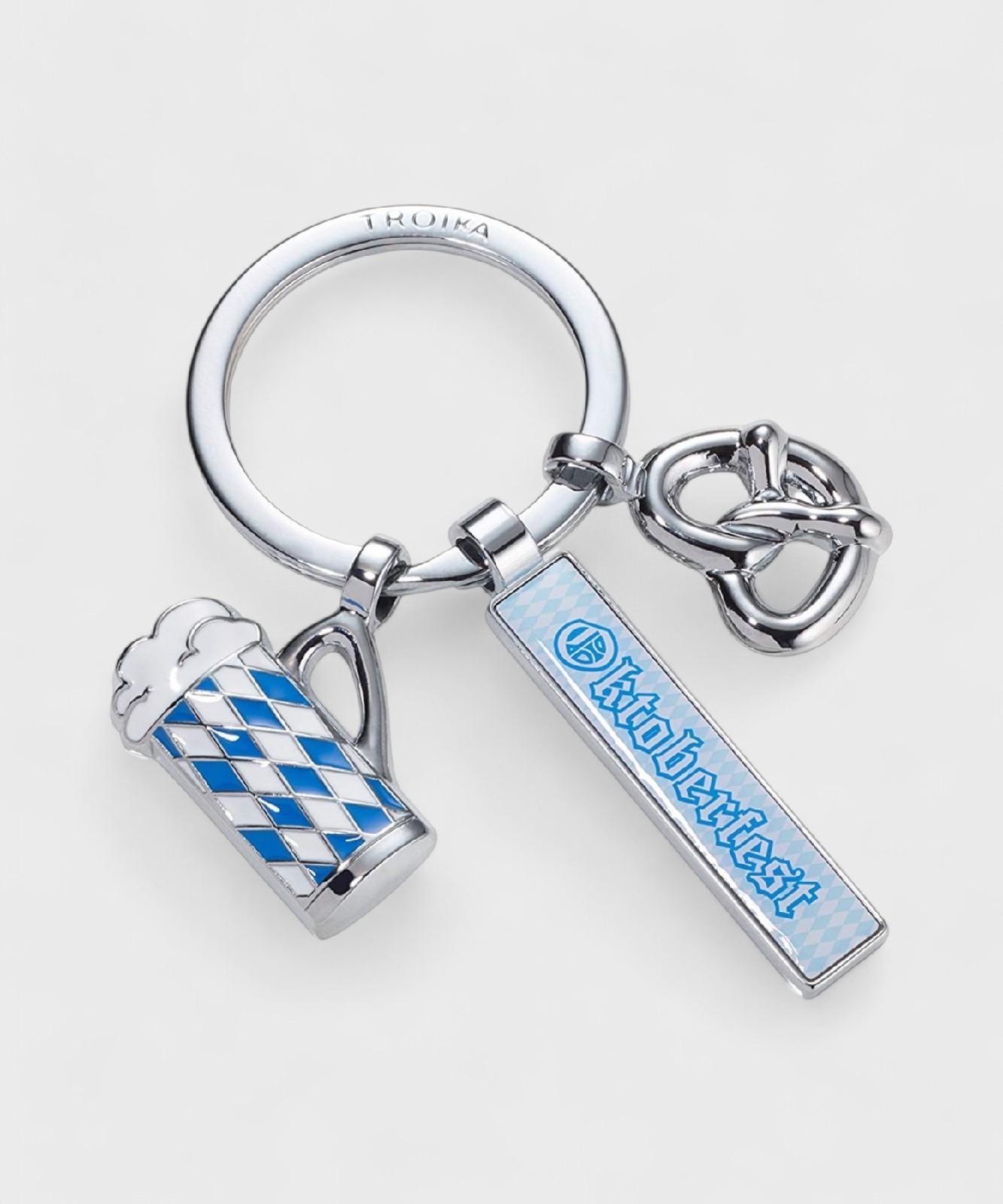 Troika Oktoberfest portachiavi brezel birra 3 charms KR1780CH 5290₽