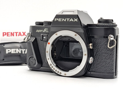  [Near MINT++] Pentax Super A Super Program Black SLR Film Camera from Japan