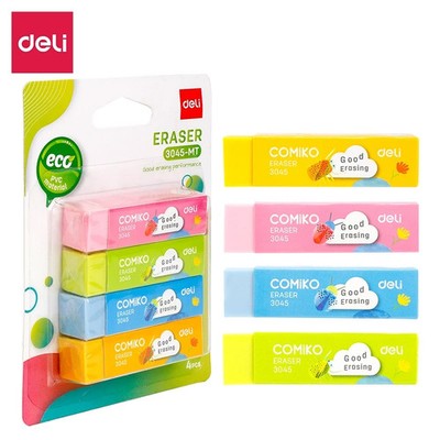 (2Packs)Deli 3045-MT Eraser 60*15*15mm 得力 3045-MT