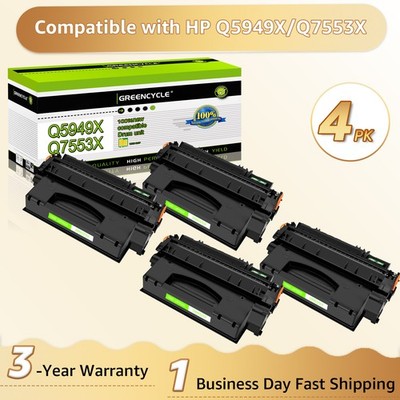 4PK 05X CE505X Toner Cartridge Greencycle Compatible HP Laser Jet M2727 mfp