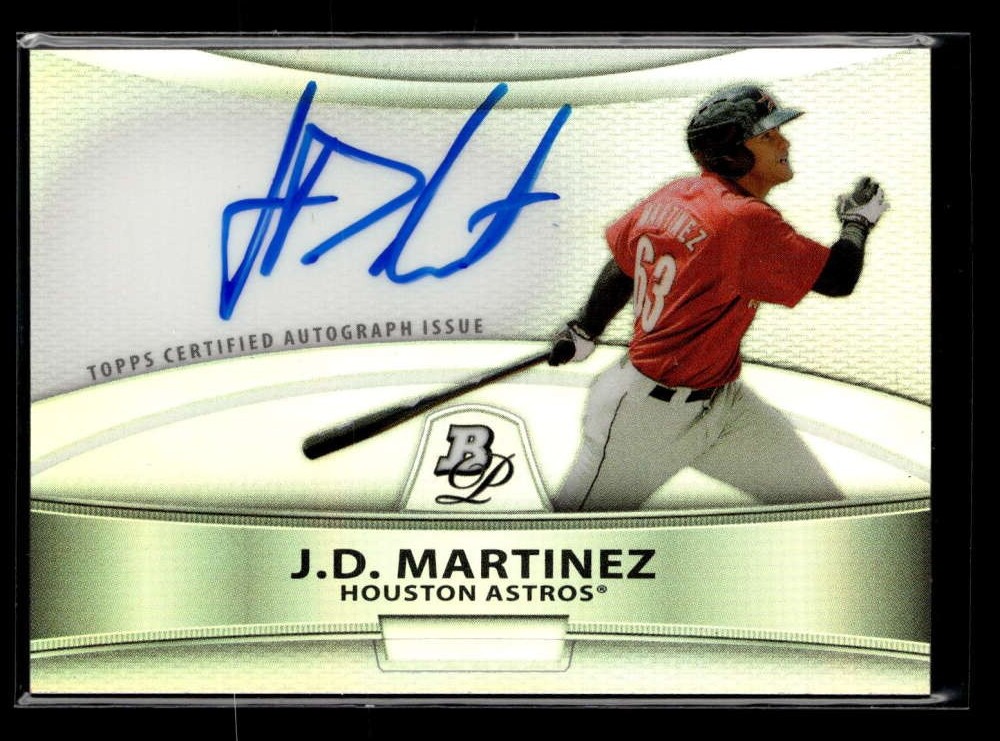 2010 Bowman Platinum J.D. Martinez Prospect Auto Autograph Refractor UX5957
