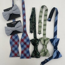 Assorted Brands Vintage Men's Bowtie Lot of 5 Preppy - Tommy Hilfiger