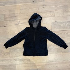 Athleta Girl Limitless Puffer Jacket Black Size M 8-10 Hooded Quilted Insulated