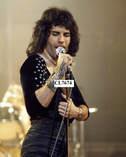 Freddie Mercury of Queen Perform on 'Sheer Heart Attack' Tour at Rainbow Theatre