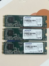 Lot of 3 ADATA IM2S3168-256GD 256GB M.2 SATA III SSDs