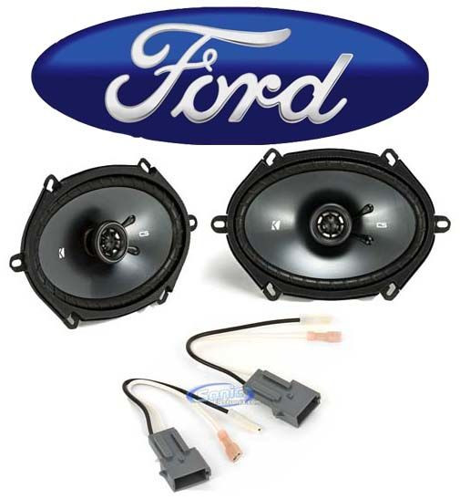 Ford Ranger 1994-1997 Kicker CSC68 Комплект для замены передних и задних динамиков 6x8