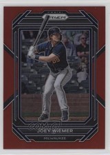 2023 Panini Prizm Red Prizm 113/199 Joey Wiemer #107 16az