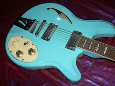 SUPERB RETRO ITALIA RIMINI 6 STRING SEMI ACOUSTIC GUITAR , EXCELLENT PICKUPS ,