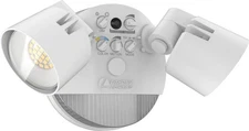Lithonia Lighting HomeGuard 2-Light LED Outdoor Flood Lights, Motion Sensor O...