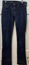 J. Crew Matchstick Dark Blue Jeans Women's Size 26S (26x32) Made in USA