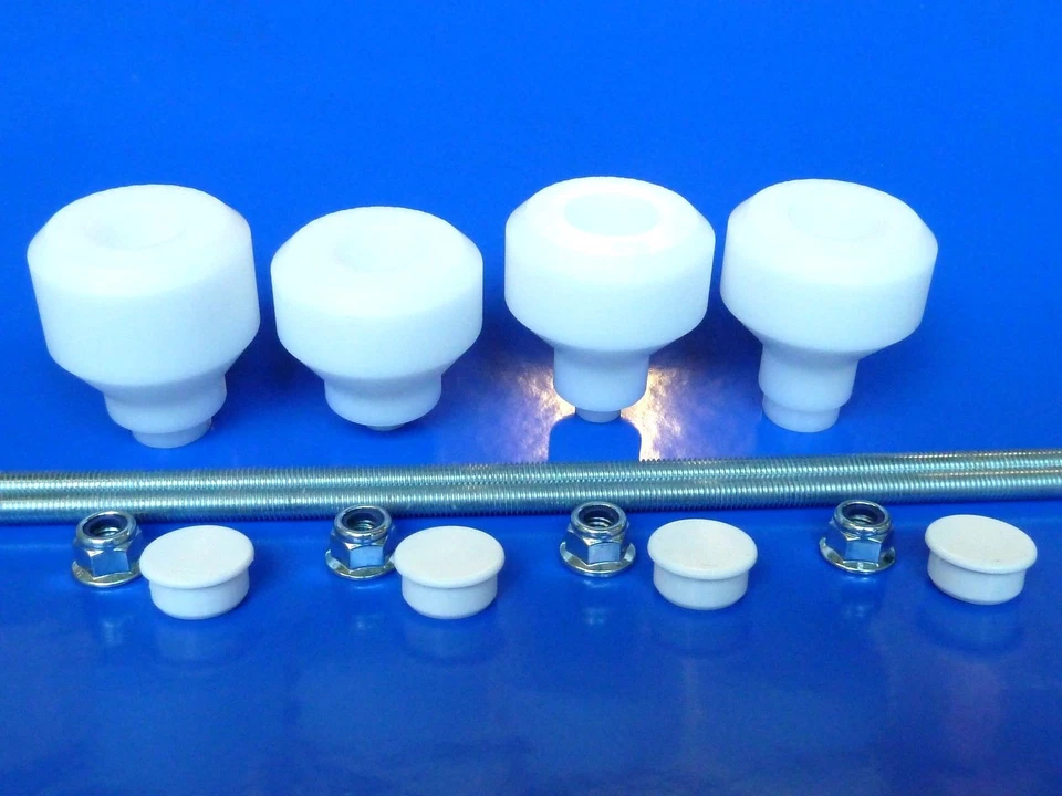 SWM SM500R 2017-2020 CRASH MUSHROOM FRONT & REAR AXLE SLIDERS PROTECTORS S9ZJ - Image 4 of 4