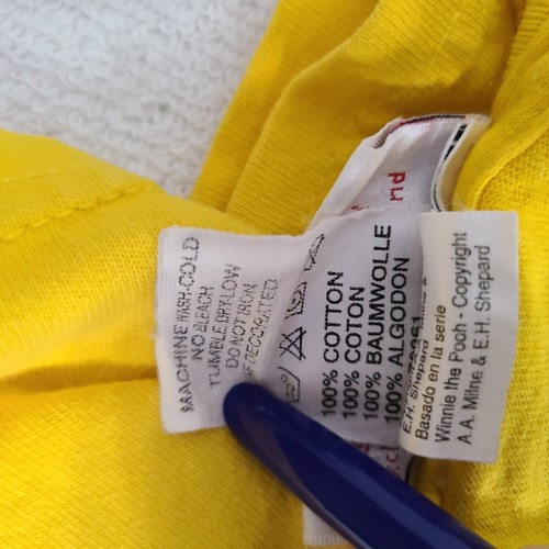 Disneyland Stains Vintage Kids Unisex Shirt Yellow Tigger 90's Medium - Picture 13 of 14