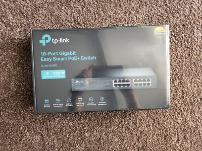 未使用品　TP-Link 16ポート PoEハブ TL-SG1016PE Amazon.com: TP-Link TL-SG1016PE | 16 Port Gigabit PoE Switch