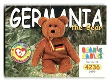 1999 Beanie Babies Series II Trading Cards #4236 GERMANIA the Bear #174
