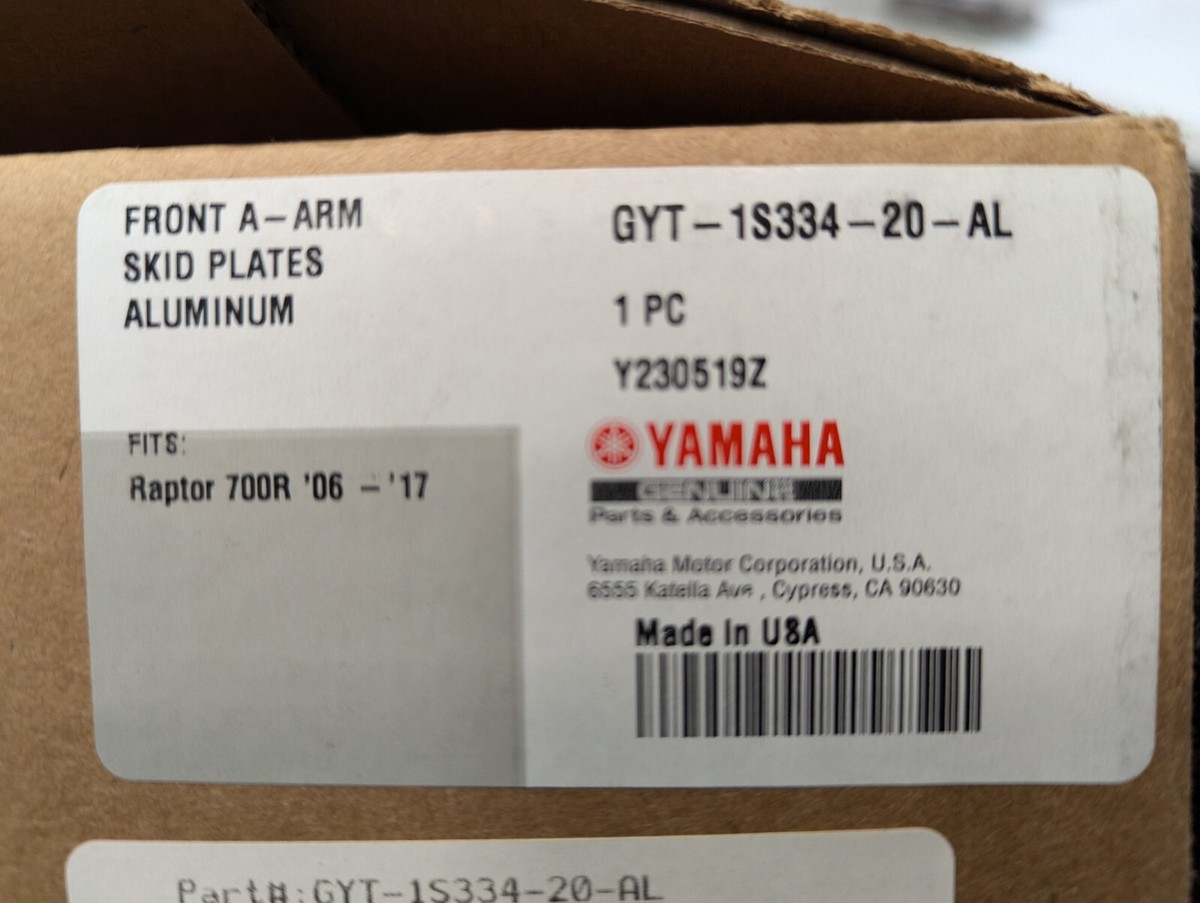 Yamaha Raptor 700 Frame Plate Engine Skid | XFR