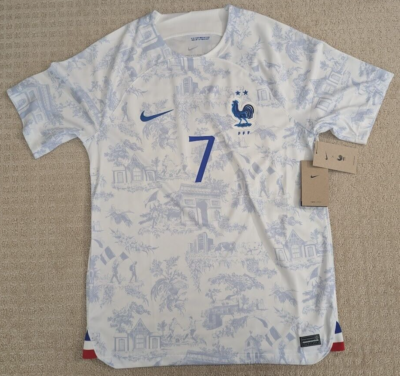 Griezmann Frace Nike 2022 White Away Jersey - Size M | eBay