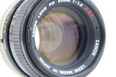 Canon AE-1 FD 50mm 1:14 S.S.C. キャノン Near MINT] Canon AE-1 Program SLR Camera + FD 50mm f/1.4