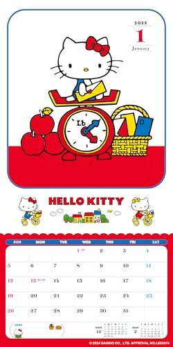 2025 Hello Kitty Daniel Mimmy Wall Calendar 30 x 30 x 1 cm Sanrio
