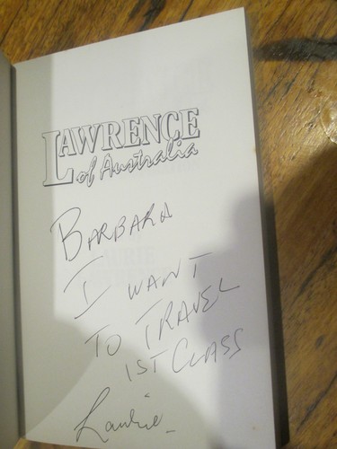 LAURIE LAWRENCE LAWRENCE OF AUSTRALIA + FIVE RING FEVER BOTH SIGNED - Picture 2 of 3