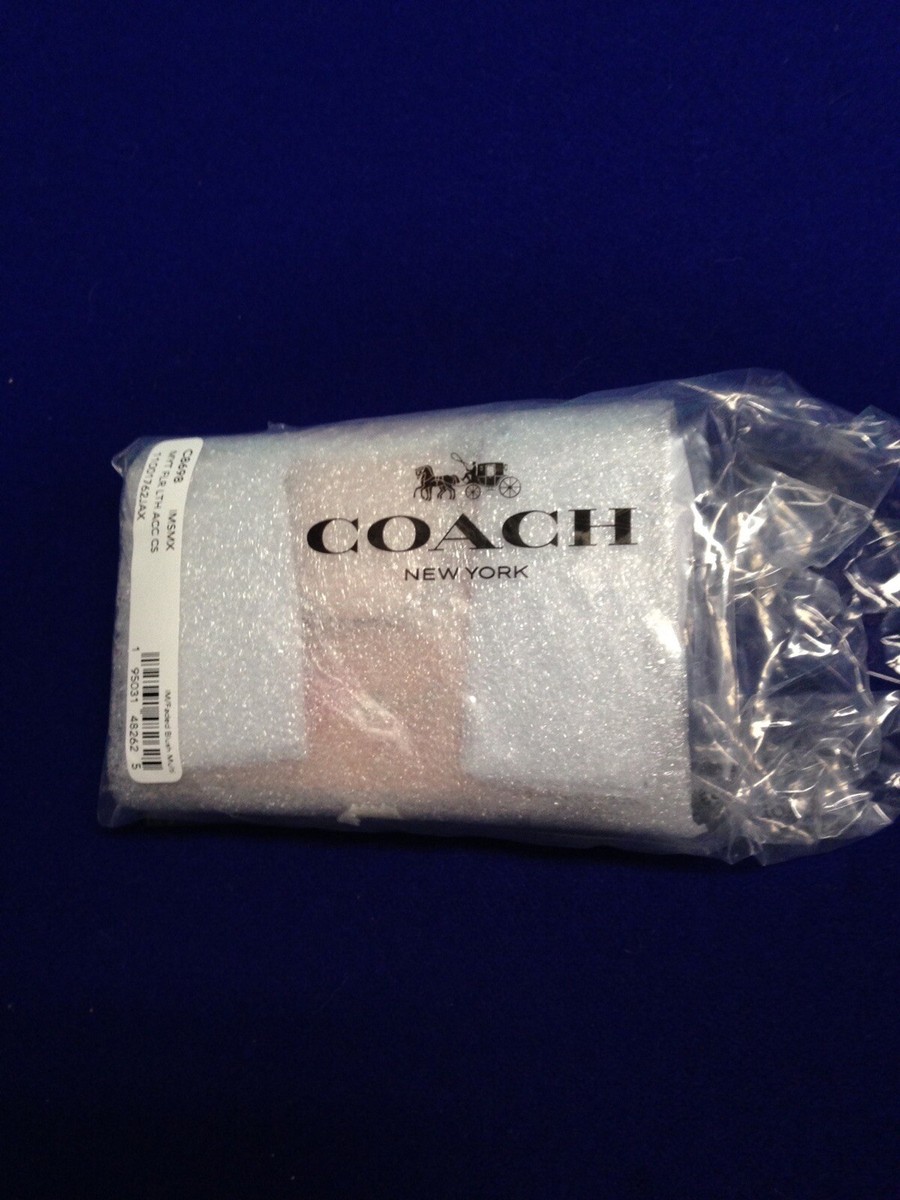 NWT Coach C8698 Accordion Card Case with Mystical Floral Print