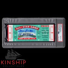Steve Carlton signed 1968 1st All Star Game Ticket PSA DNA Slabbed Auto 10 C998