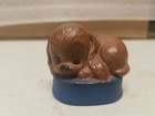 Small Ceramic Sleeping Puppy — photo 1