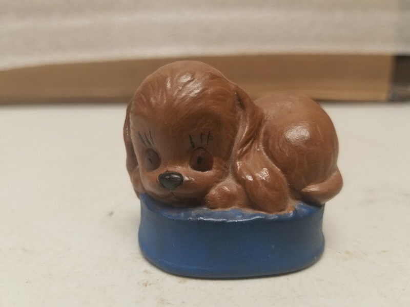 Small Ceramic Sleeping Puppy