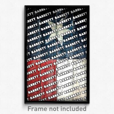 Barrett Texas Poster (TX City Souvenir 11x17 Town Print)