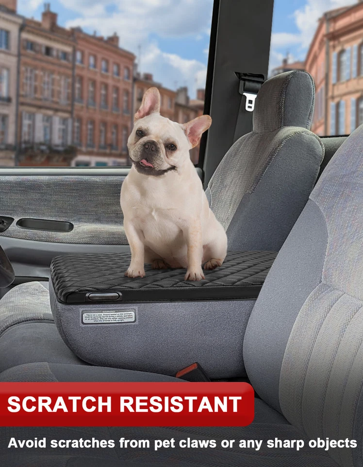 Middle Console Lid Armrest Cover Pad 19x15 For 94-01 Dodge RAM 1500 2500 3500 Foto 3 de 4