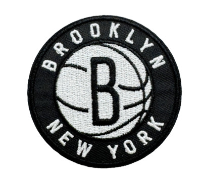 Brooklyn New York 2012-2024 NBA Team Logo bestickt zum Aufbügeln  Aufnäher Patch