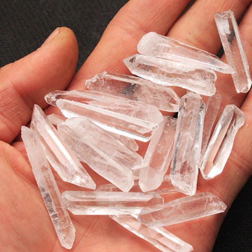 40-60mm Raw Natural Clear Quartz Crystal Stick Wand Chakra Healing Stone Obelisk - Picture 11 of 20