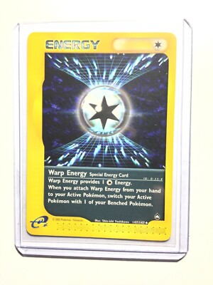 warp energy pokemon card 123/111 switch that Pokemon with 1 of your Benched Pokemon Pokemon Stormfront Uncommon Warp Energy